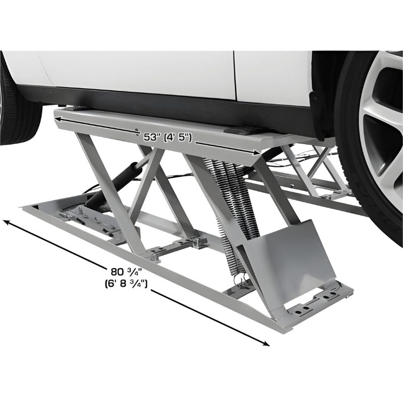 Atlas 6PL 6,000lb Low Rise Scissor Lift - Open Center