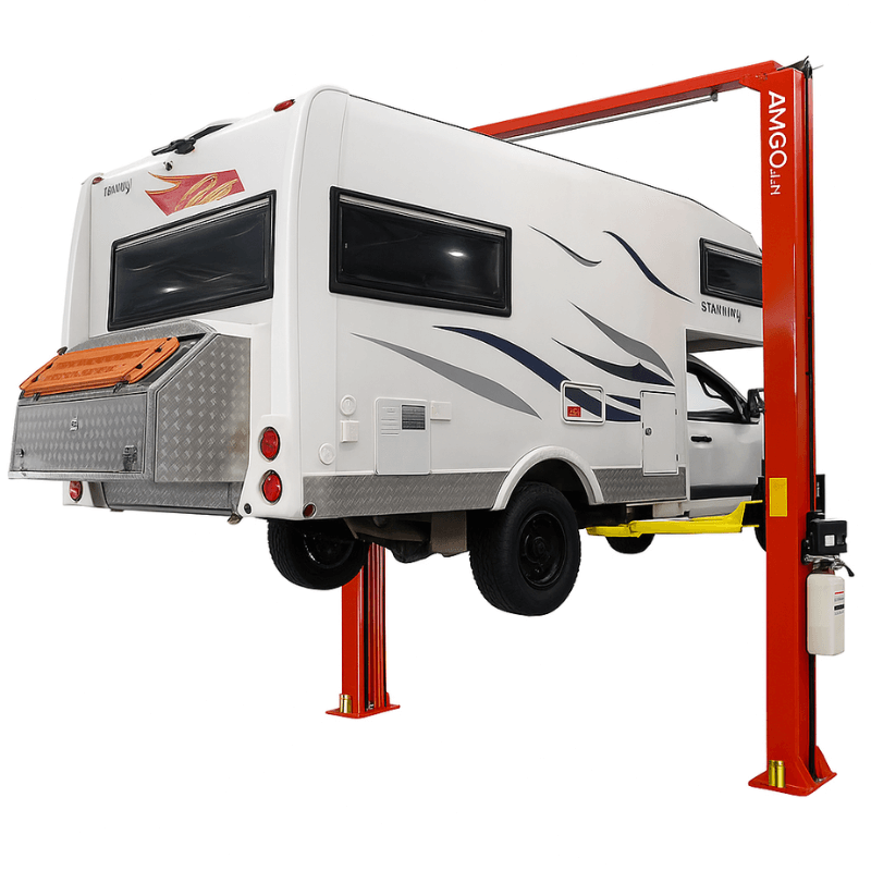 Amgo OH-12 12,000lb 2 Post Car Lift - Adjustable Height