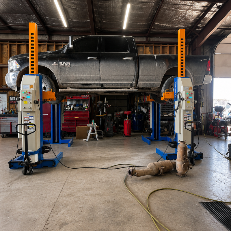 Atlas ML-4030BC 16,500lb Mobile Column Lift (4-pack) - ALI Certified
