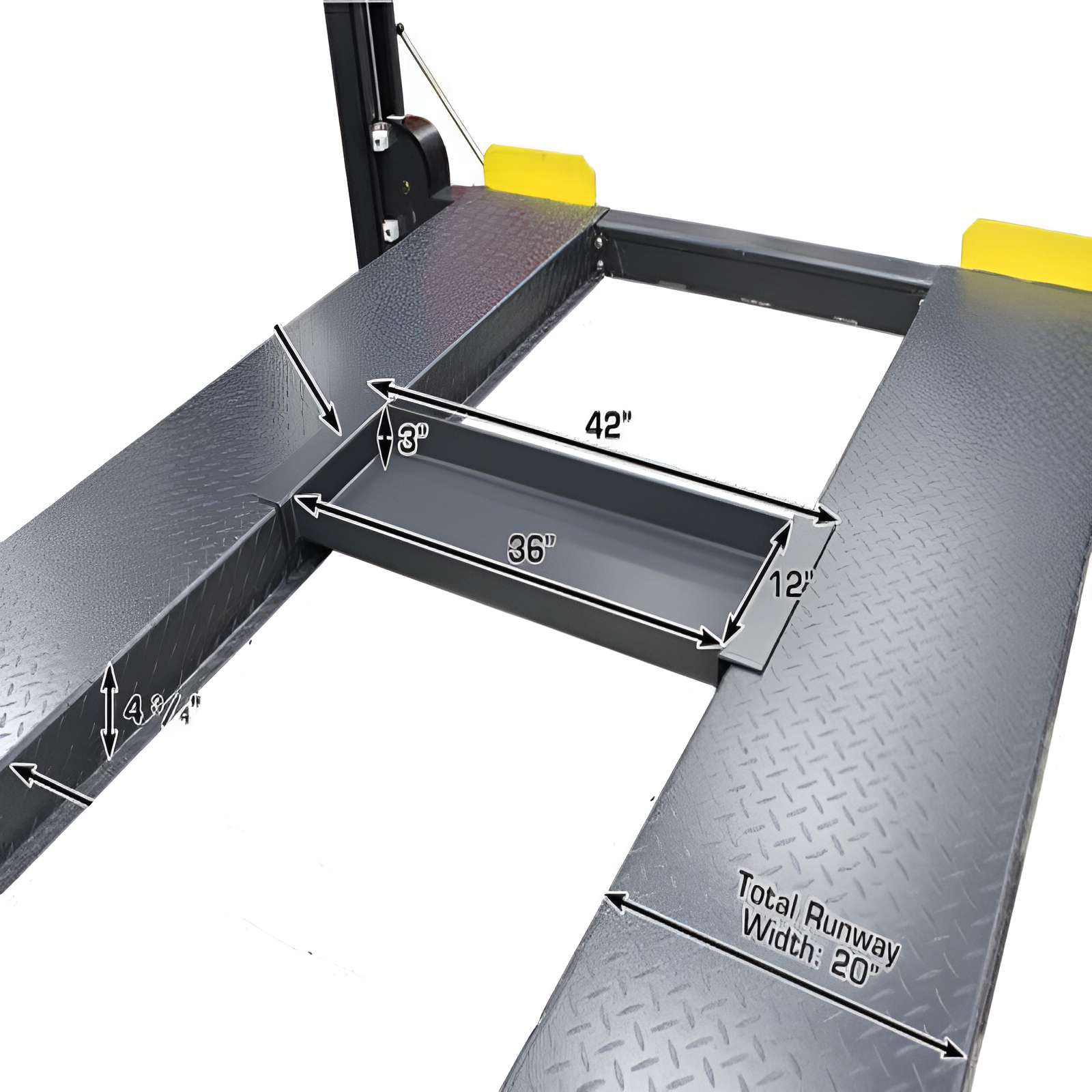 Atlas 408SL 4 Post Lift + (2) ProJack35 Sliding Jack Combo