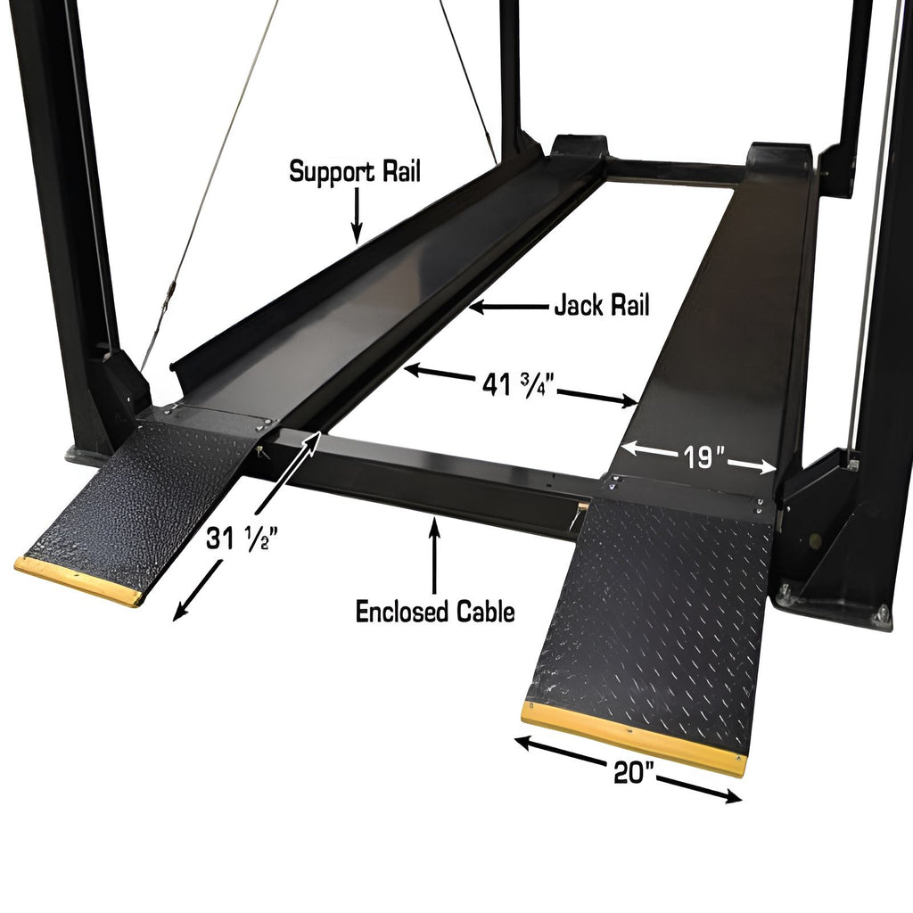 Atlas PRO7000ST, 7,000 lb 4 Post Lift - Extra Tall