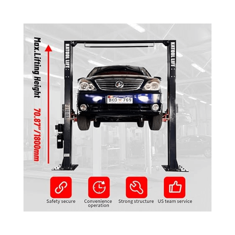 Katool KT-AM120SD 12,000lb 2 Post Car Lift