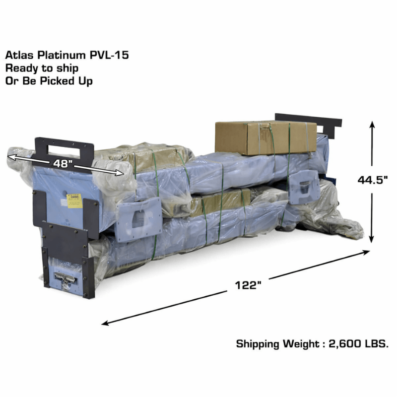Atlas PVL15, 15,000 lb 2 Post Lift - Commercial Grade; ALI Certified