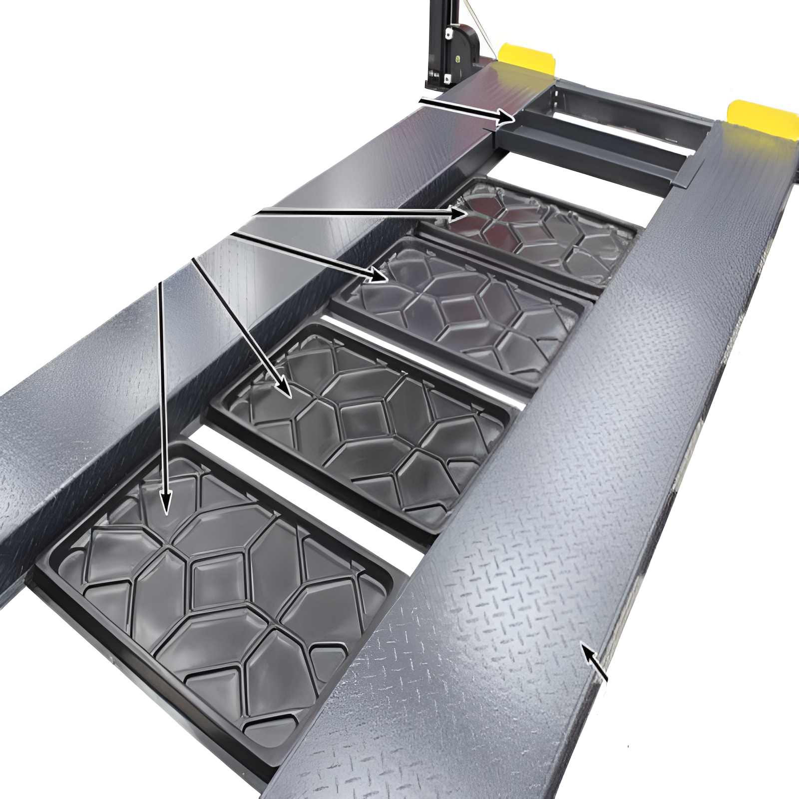 Atlas 408 SL 8,000lb 4 Post Vehicle Storage Lift - Super Deluxe