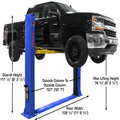 Atlas PVL9BP 9,000 lb 2 Post Lift - ALI Certified