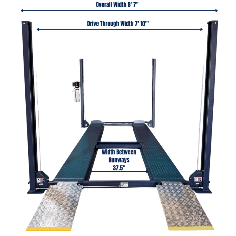 Eagle MS-8000 8000lb 4 Post Storage Car Lift