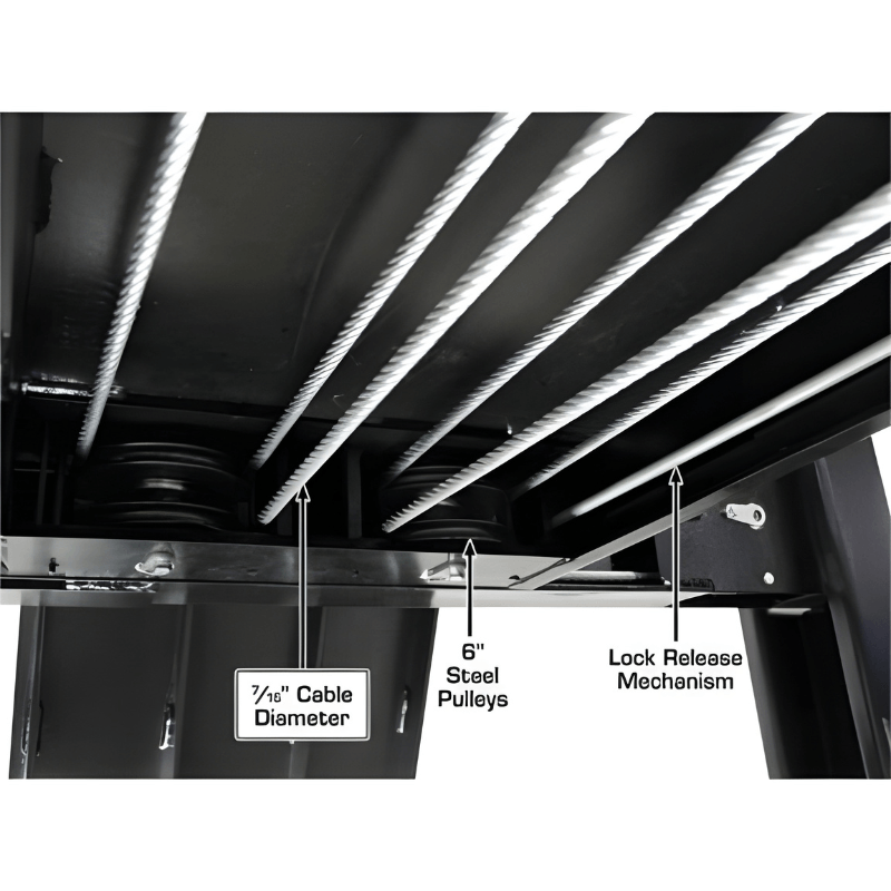 Atlas Apex 9, 9,000 lb 4 Post Vehicle Storage Lift - ALI Certified
