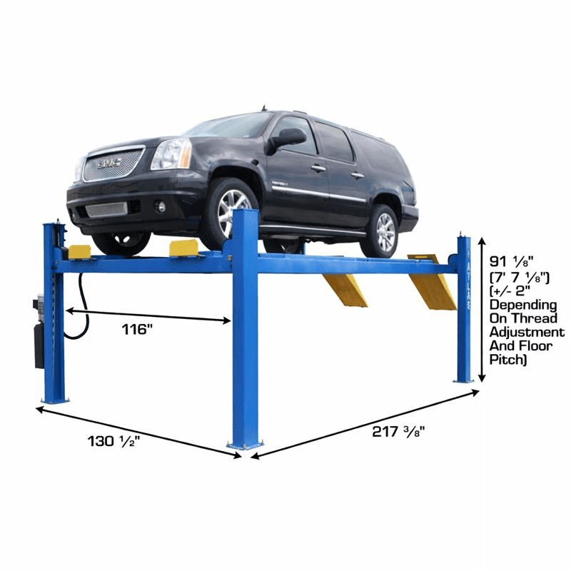 Atlas 414A 14,000 lb 4-Post Alignment Lift (Includes Turntables)