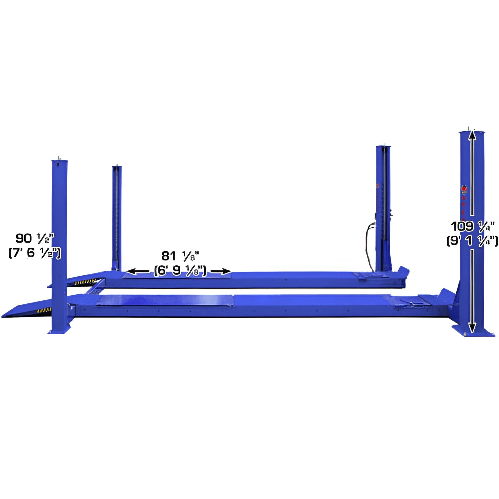 Atlas PVL14OF-EXT, 14,000 lb Alignment Lift - Open Front, ALI Certified