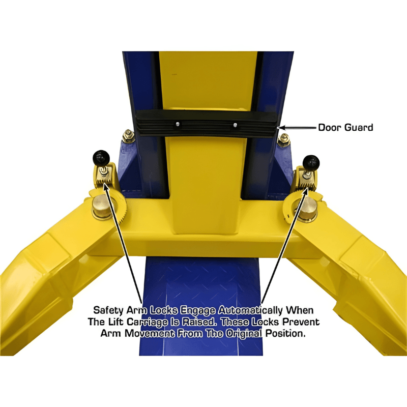 Atlas 9KBP 9,000 lb 2 Post Lift - Low Ceiling