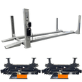 Triumph NTR-16 16,000 lb 4 Post Lift With (2) RJ-9000 Rolling Bridge Jack Combo