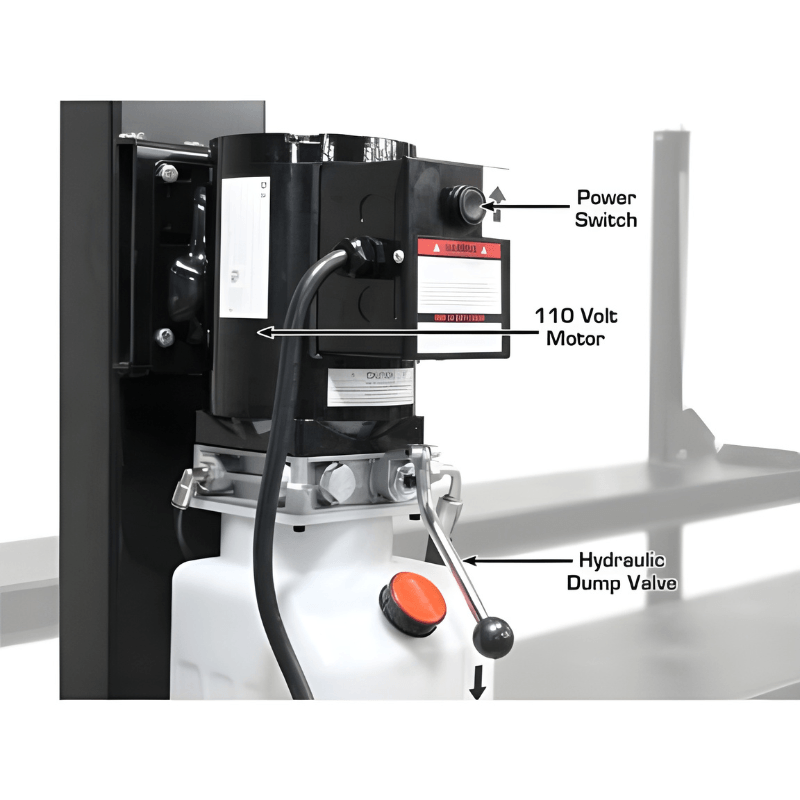 Atlas Apex 8, 8,000 lb 4 Post Vehicle Storage Lift - ALI Certified
