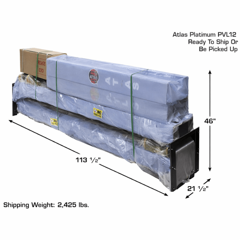 Atlas PVL12, 12,000 lb 2 Post Lift - Extra Wide & Tall - ALI Certified