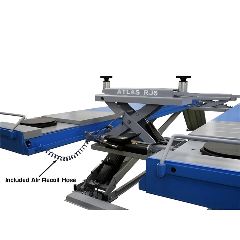 Atlas 12ASL Alignment Scissor Lift w/ (2) RJ-6 Rolling Jack Combo