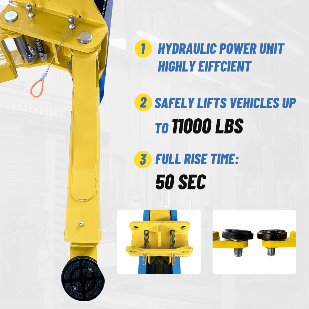 M&E ME-M115S 11,000lbs Two Post Lift