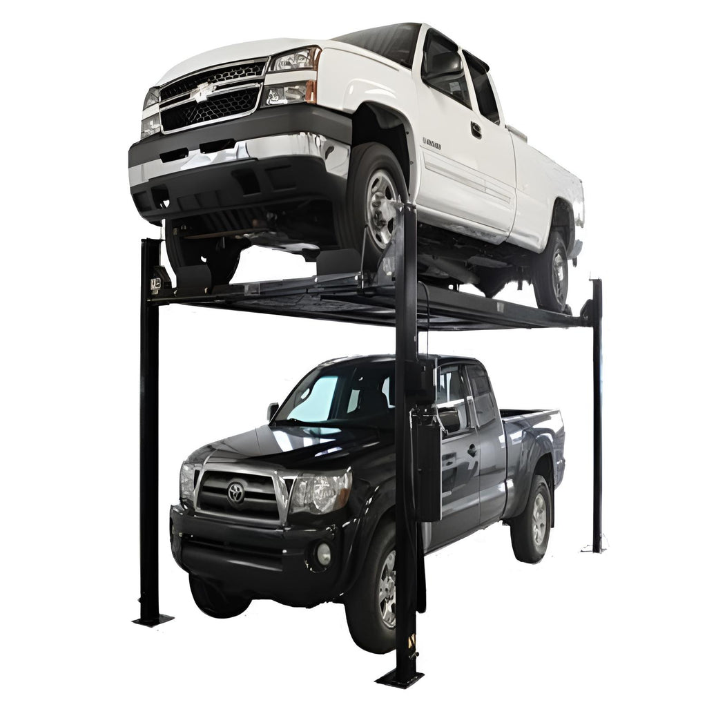 Atlas Garage Pro 8000EXT L 8,000lb 4 Post Vehicle Storage Lift - Extra Tall & Lo