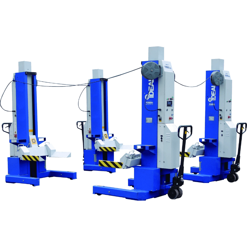 Ideal MSC-18K-X-472 18,000lb Mobile Column Lift (4-Pack) ALI Certified