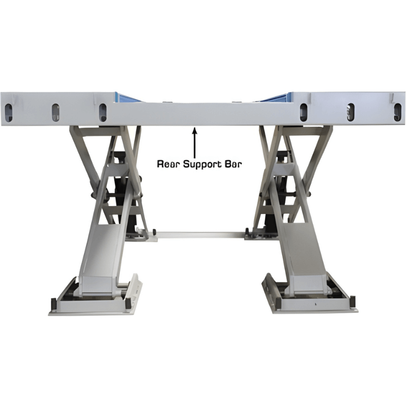 Atlas 12AWFSL Alignment Double Scissor Lift and RJ-6 Rolling Jack Combo