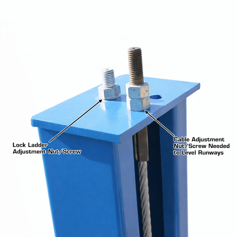 Atlas 414A 14,000 lb 4-Post Alignment Lift (Includes Turntables)