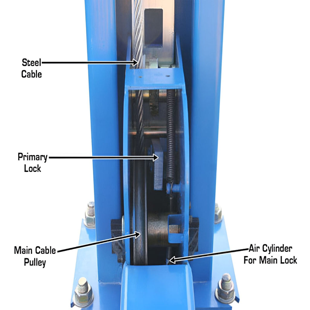 Atlas 414, 14,000 lb 4 Post Lift - Commercial Grade