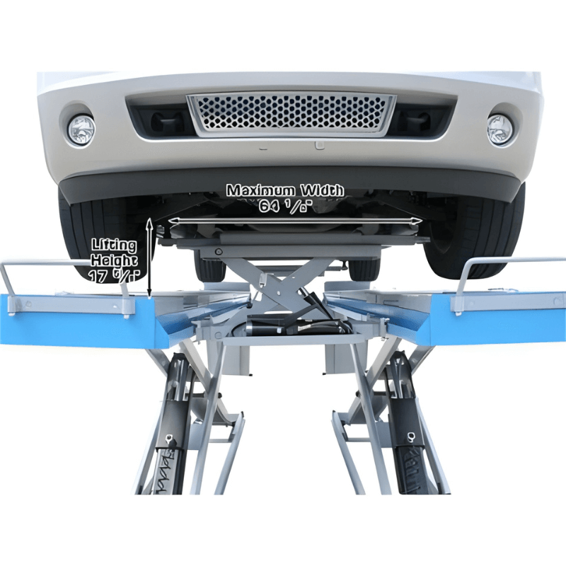 Atlas 12ASL Alignment Scissor Lift w/ (2) RJ-6 Rolling Jack Combo