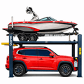 Amgo 408-HPX Four Post Boat Storage Lift - Adjustable Width