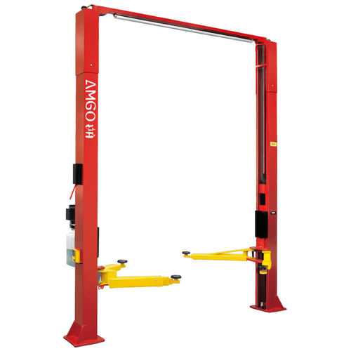 Amgo OHX 10H 10,000lb 2 Post Car Lift - Extra Tall; Adjustable Width