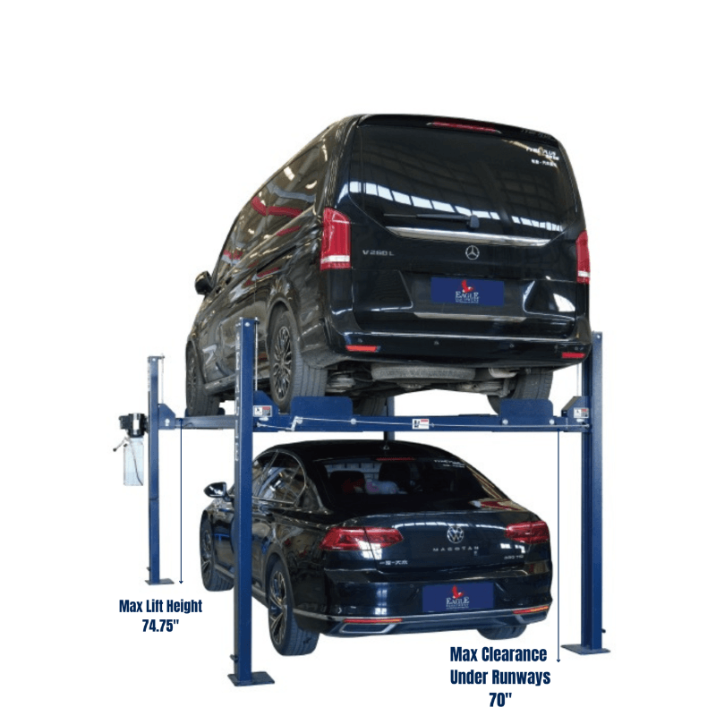 Eagle MS-8000 8000lb 4 Post Storage Car Lift