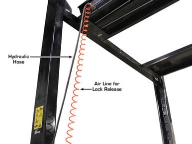 ATLAS ST-7000 SUPER TALL 4 Post Lift (7,000lbs Capacity)
