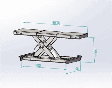 Katool KT-RJ50 5,000 lb Rolling Jack for 4-Post Lifts