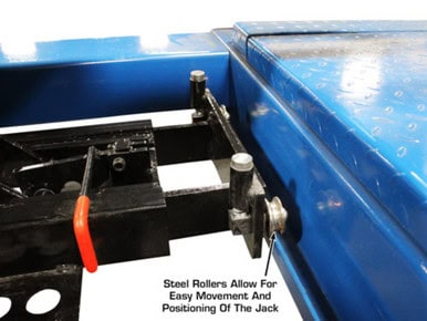 ATLAS RJ-8000 Air/Hydraulic Center Rolling Jack