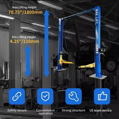 Motooltech ME 11,000 LB 2-Post Auto Lift