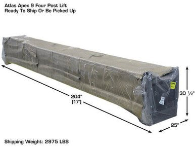 Apex 9 ALI Certified Hobbyist 9,000 Lb. Capacity 4-Post Parking Car Lift