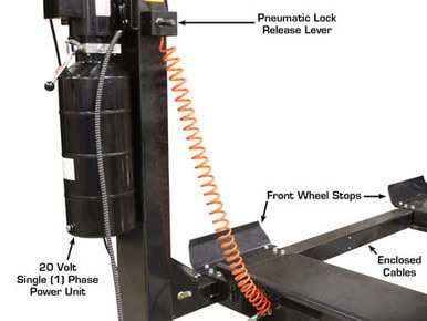 ATLAS ST-7000 SUPER TALL 4 Post Lift (7,000lbs Capacity)