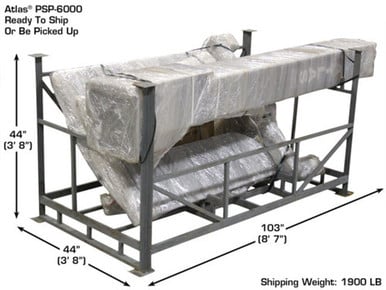 ATLAS PSP-6000 - 6,000 lb Portable Single Post Lift