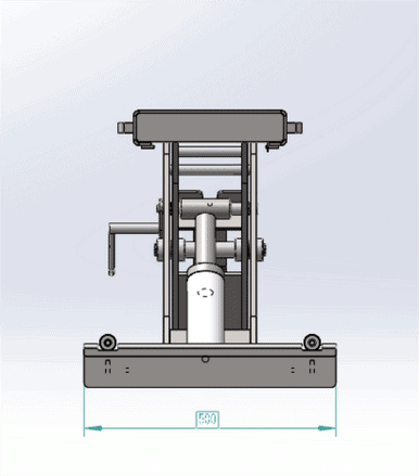 Katool Rolling Jack 5000 lbs. Lifting Capacity Fits 4-Post lift