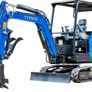 TYPHON TERROR X2 STORM Mini Excavator 2.5 Ton Diesel Kubota V1505 25HP Engine USA