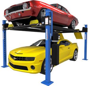 Dannmar D4-9X Package 9,000-lbs. ALI Certified Capacity Four-Post Lift Package