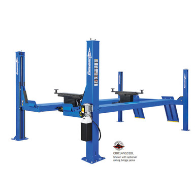 Forward Lift CRO14 14,000 LB ALI Certified Four-Post Lift - 182.5" Max Wheelbase