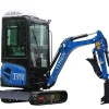 2025 4000 lb TYPHON TERROR XVII Cabin Mini Excavator Rubber Track with Kubota D902 Diesel Engine