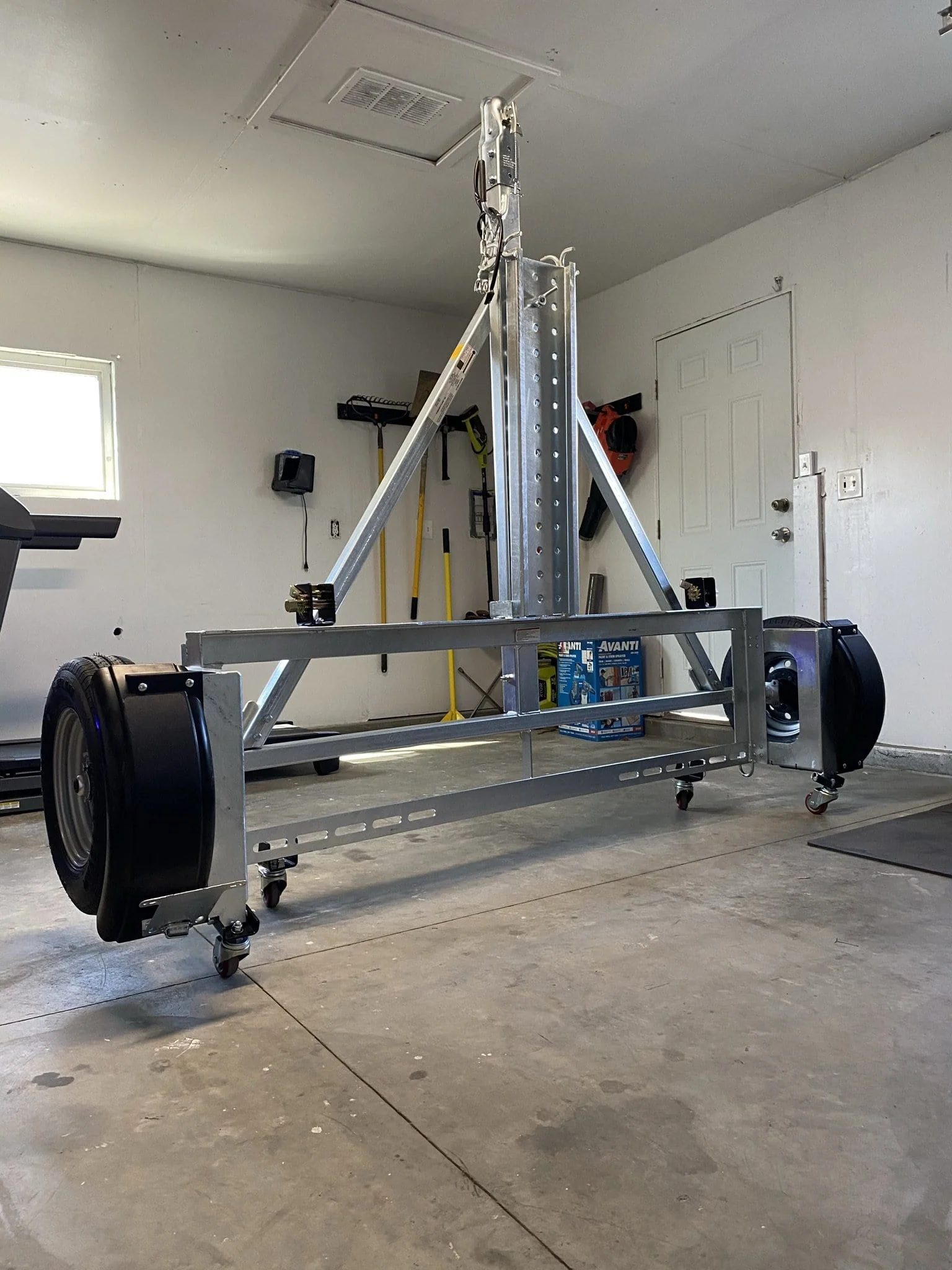 Galvanized Stand Up EZ Haul Idler - Image 5