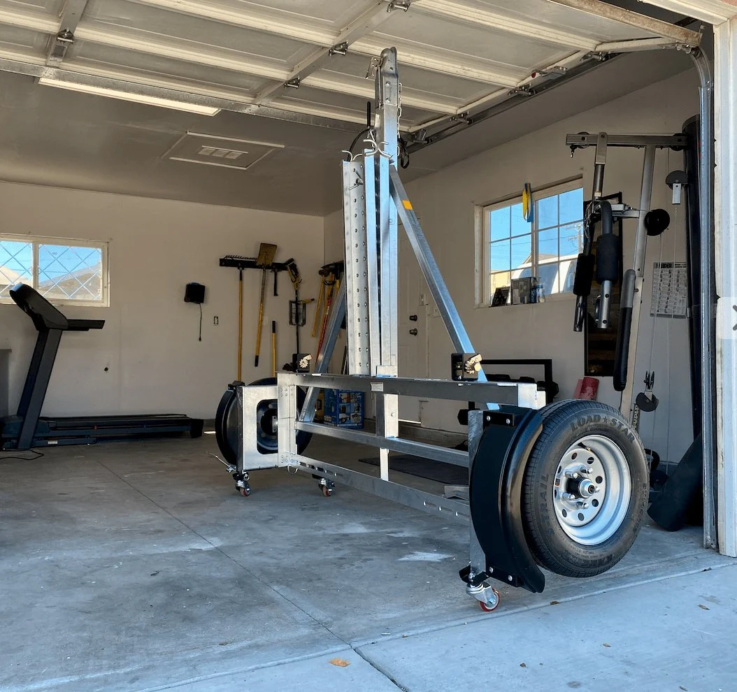 Galvanized Stand Up EZ Haul Idler - Image 17