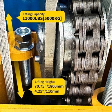 Motooltech ME Two Post Auto Lift 11000lbs Truck Hoist Lift 2- Post Car Lift - Image 5