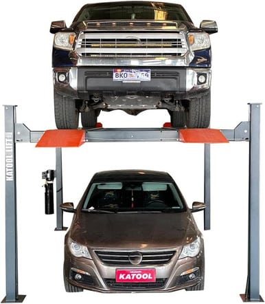 KATOOL 3.0HP 11000Lbs Lifting Height 84 Inch 4 Post Lift 110v Four Post Parking Lift 4-Post Auto Lift Garage Lift Storage - Image 2