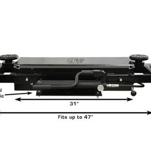 ATLAS RJ-35 3500 Lbs. Sliding Hydraulic Center Jack and Truck Adapters