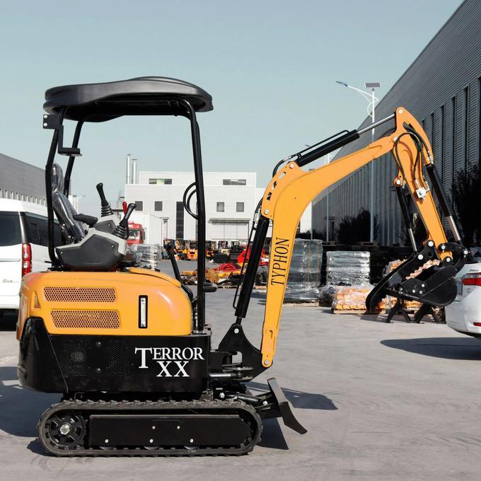 2025 4,000 lb TYPHON TERROR XX Mini Excavator Rubber Track with Kubota D902 Diesel Engine USA - Image 2