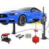Maxjax m6k portable two-post garage lift – supreme package