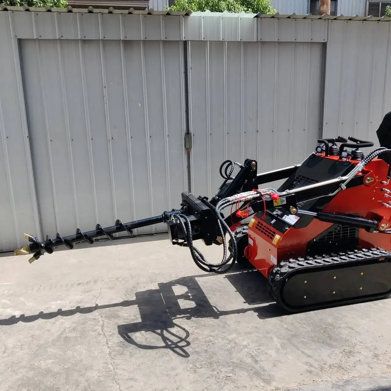 Skid Steer Loader Earth Auger Attachment - Image 4