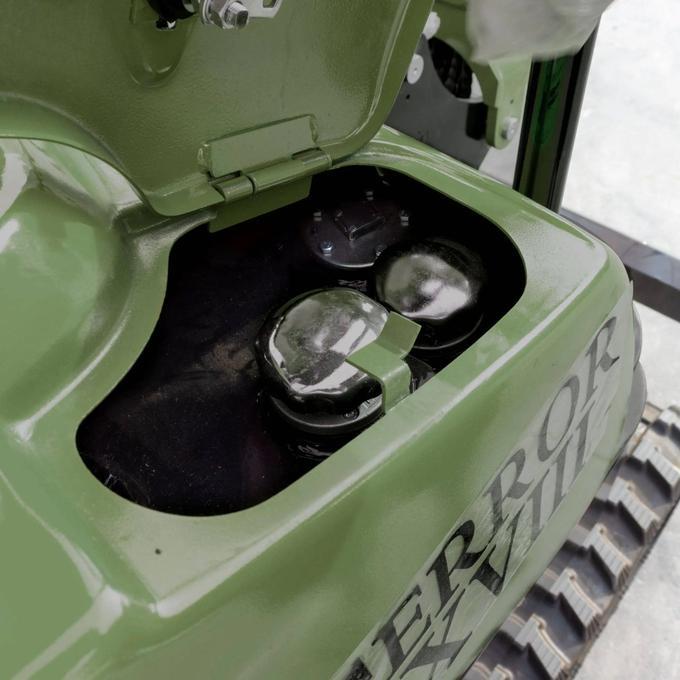 2025 4000 lb Typhon Terror XVIII Mini Excavator Rubber Track with Kubota Diesel Engine - Image 8