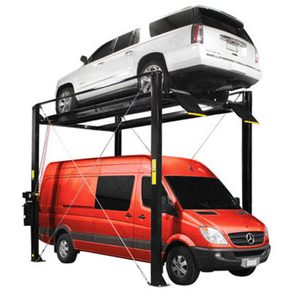 ATLAS ST-7000 SUPER TALL 4 Post Lift (7,000lbs Capacity)